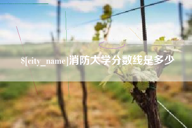 昌邑消防大学分数线是多少
