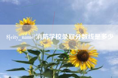昌邑消防学校录取分数线是多少