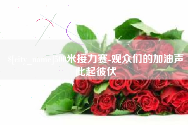 昌邑500米接力赛-观众们的加油声此起彼伏