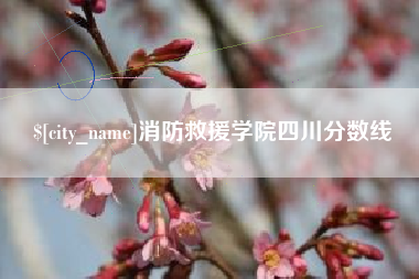 昌邑消防救援学院四川分数线