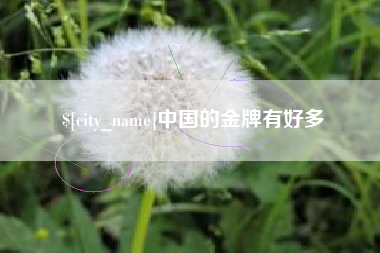 昌邑中国的金牌有好多