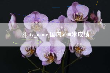 昌邑国内5000米成绩