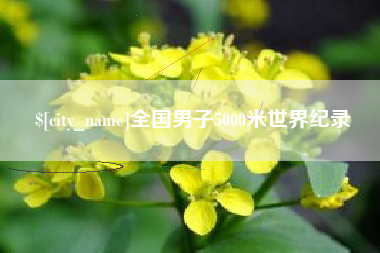 昌邑全国男子5000米世界纪录