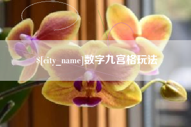 昌邑数字九宫格玩法