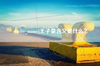 昌邑王子豪含义是什么？