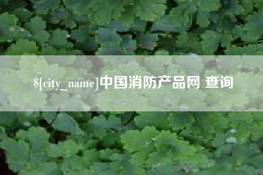 昌邑中国消防产品网 查询