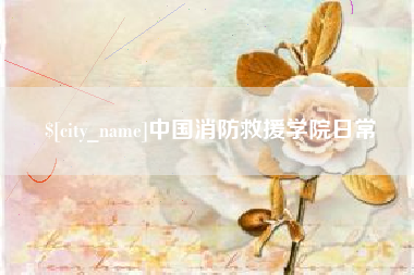 昌邑中国消防救援学院日常