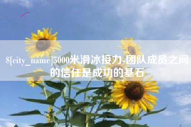 昌邑5000米滑冰接力-团队成员之间的信任是成功的基石