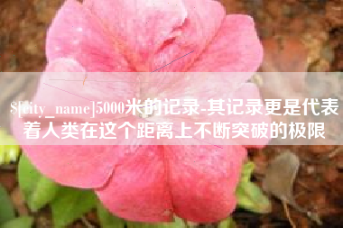 昌邑5000米的记录-其记录更是代表着人类在这个距离上不断突破的极限