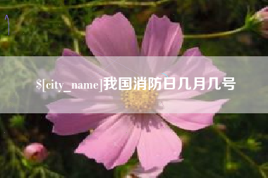 昌邑我国消防日几月几号