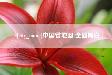 昌邑中国省地图 全图黑白