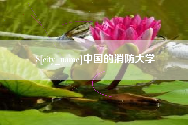 昌邑中国的消防大学