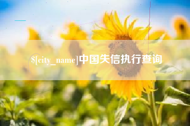 昌邑中国失信执行查询