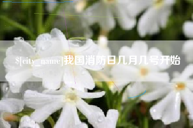 昌邑我国消防日几月几号开始