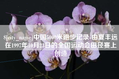 昌邑中国5000米跑步记录-由夏丰远在1997年10月23日的全国运动会田径赛上创造