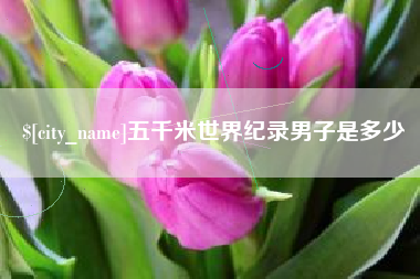 昌邑五千米世界纪录男子是多少