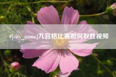 昌邑九宫格比赛如何取胜视频