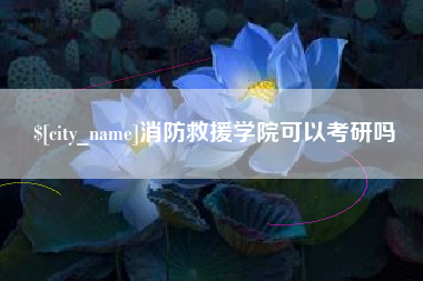 昌邑消防救援学院可以考研吗