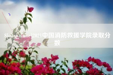 昌邑2021中国消防救援学院录取分数