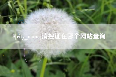 昌邑消控证在哪个网站查询