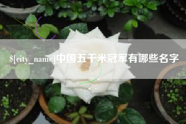 昌邑中国五千米冠军有哪些名字