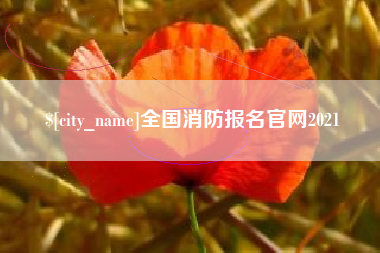 昌邑全国消防报名官网2021